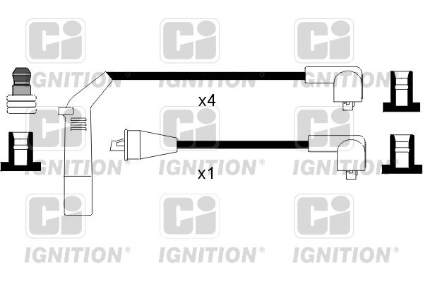 QUINTON HAZELL Комплект проводов зажигания XC985